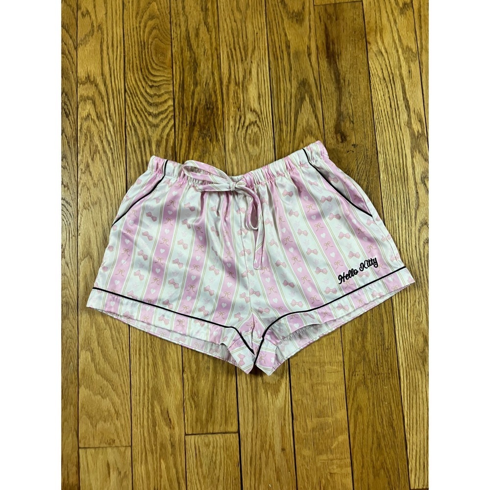 Hello Kitty & Friends Pajama‎ Shorts Forever 21 Pink Bow Sleep Loungewear